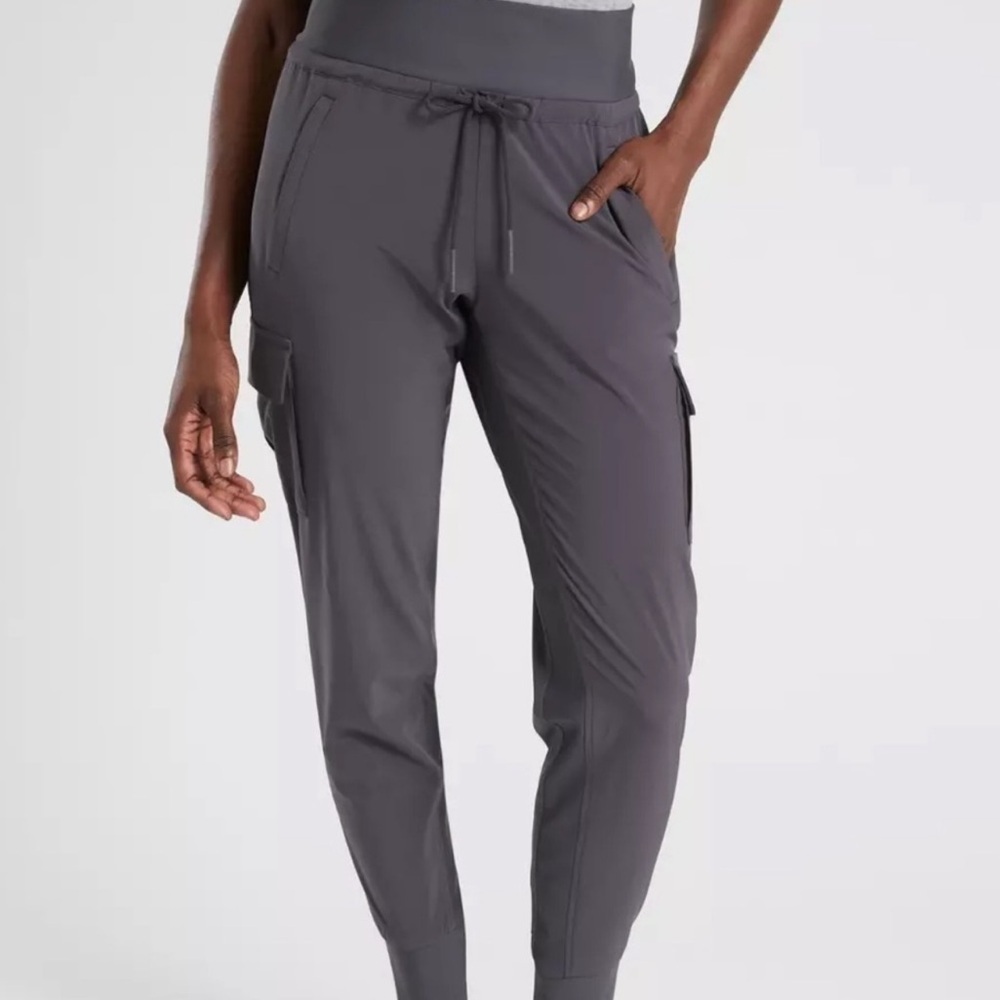 Athleta Dark Grey/Blue Jogger Pants